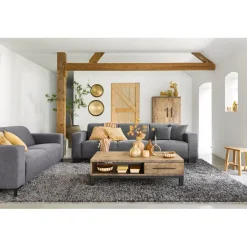 Hot Pronto Wonen 2,5 zitsbank Alpa pocketvering antraciet