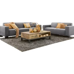 Clearance Pronto Wonen 4 zitsbank Alpa polyether zitting antraciet