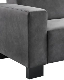 Clearance Pronto Wonen 4 zitsbank Alpa polyether zitting antraciet