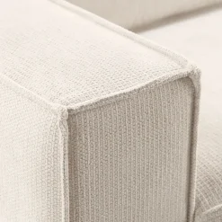 Pronto Wonen 2,5 zitsbank Barrio ecru 2x70 basic comfort