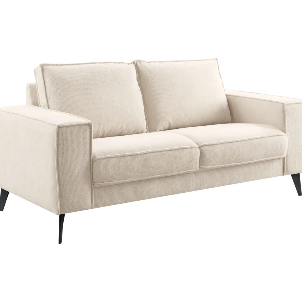 Online Pronto Wonen 2,5 zitsbank Barrio ecru 2x80 basic comfort
