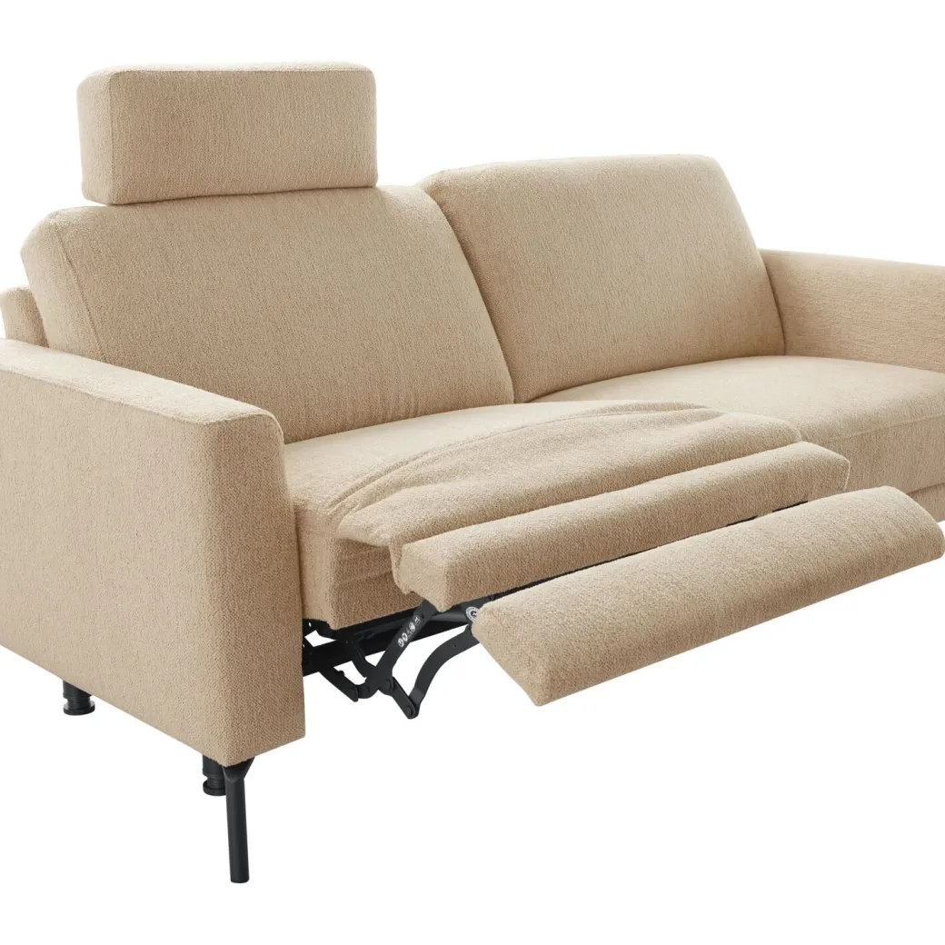 Outlet Pronto Wonen 2,5 zitsbank Moscato koudschuim beige relaxfunctie links