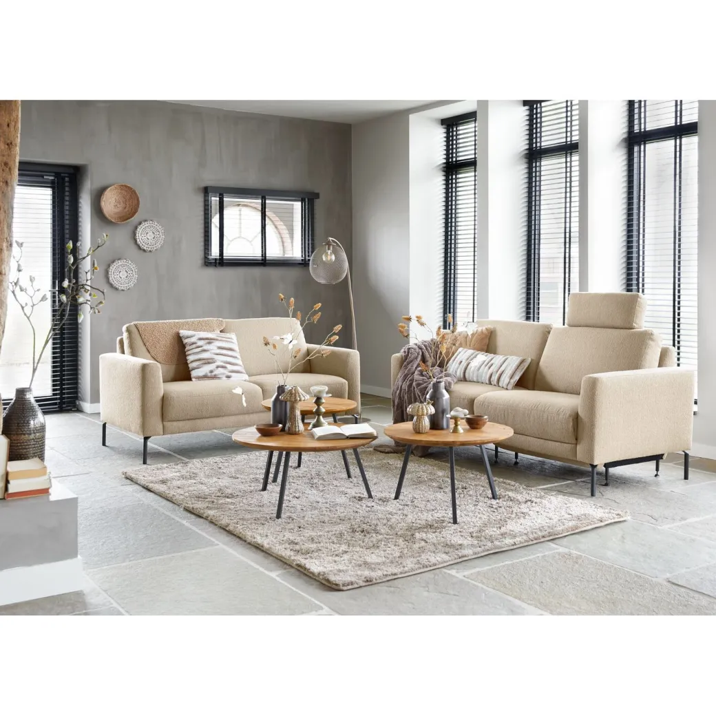 Best Pronto Wonen 2,5 zitsbank Moscato koudschuim beige relaxfunctie rechts