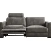 Outlet Pronto Wonen 3 zitsbank Muscolo donkergrijs relaxfunctie supreme comfort