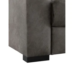 Outlet Pronto Wonen 3 zitsbank Muscolo donkergrijs relaxfunctie supreme comfort