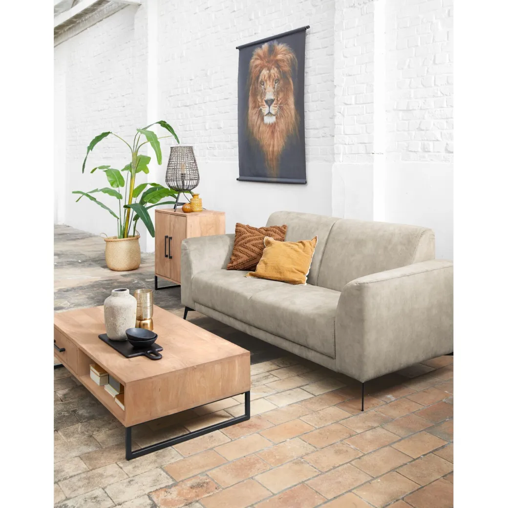 Online Pronto Wonen 3 zitsbank Provesano HR reflex zitting beige