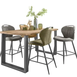 Sale Pronto Wonen Barkruk Tantini microvezel antraciet