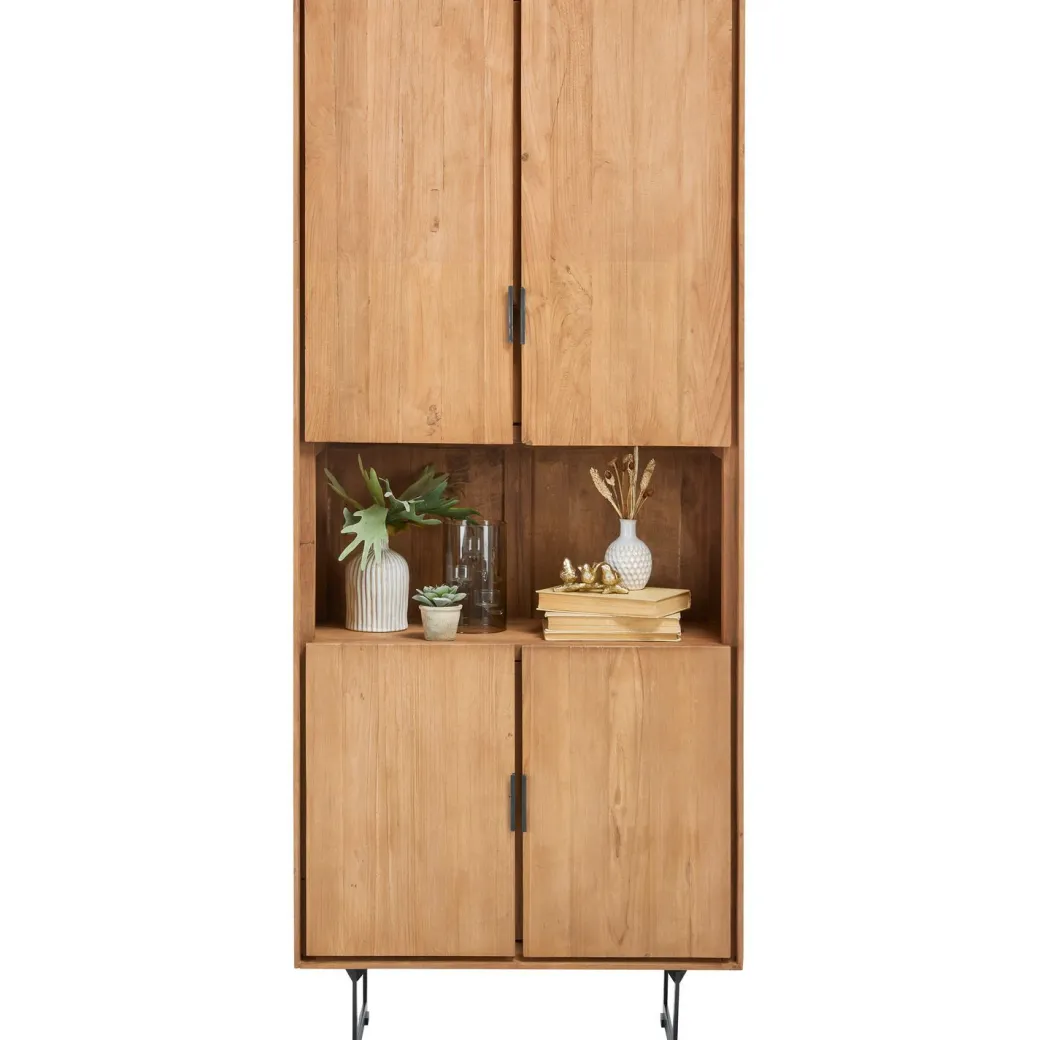 Clearance Pronto Wonen Boekenkast Aska (80 Cm) teak naturel brushed