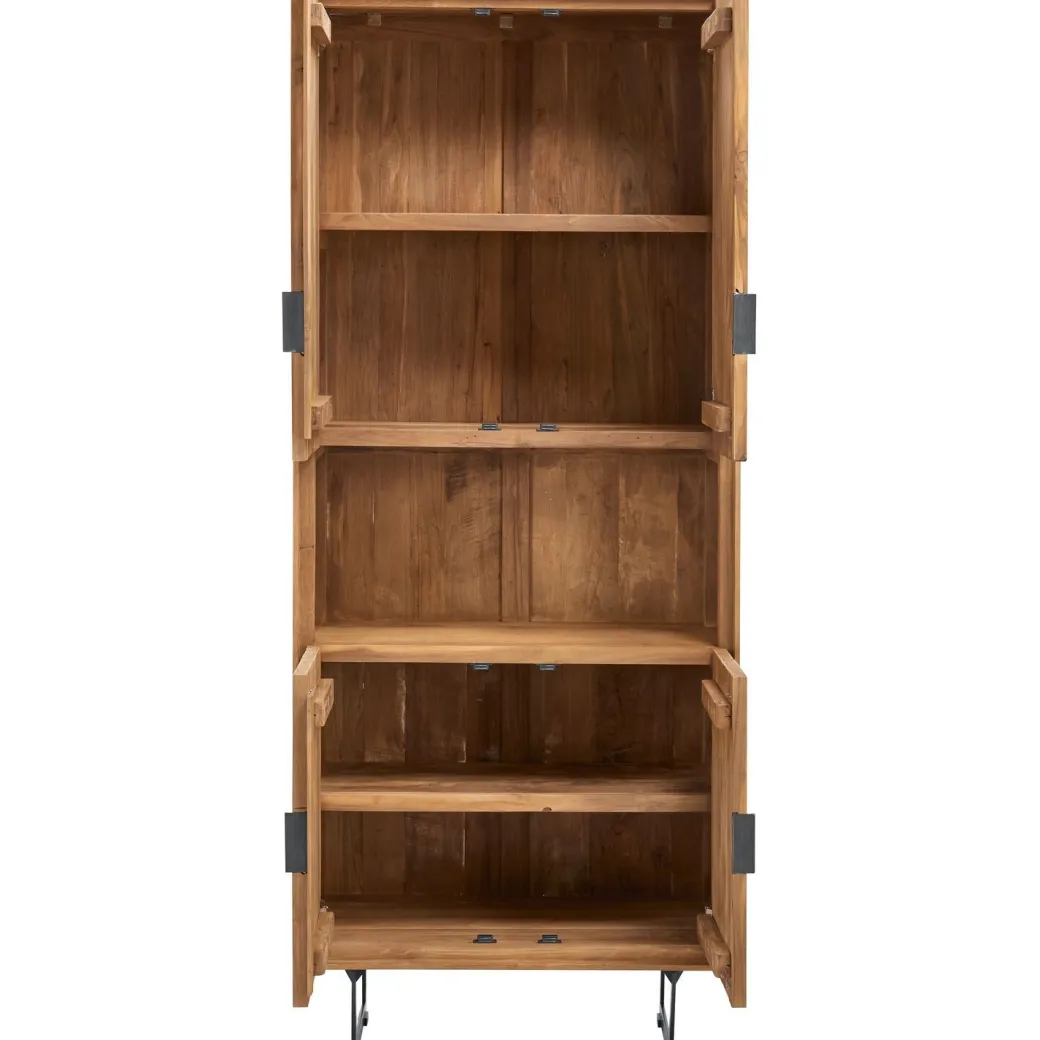Clearance Pronto Wonen Boekenkast Aska (80 Cm) teak naturel brushed
