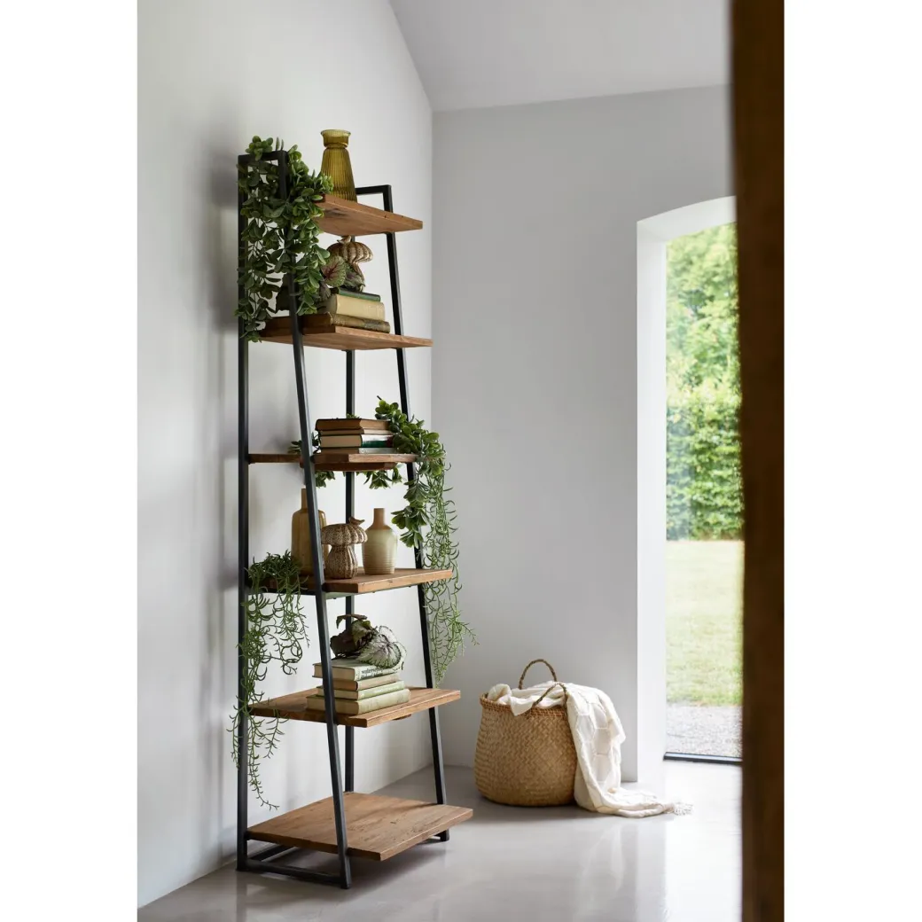 Online Pronto Wonen Boekenkast Romaro teak mix rough