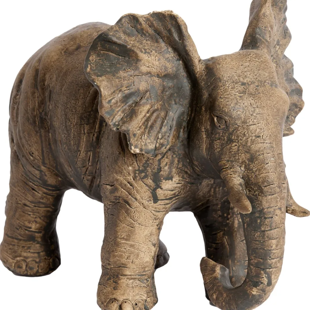 Best Pronto Wonen Decoratiebeeld Ofanto olifant small antiek donkerbruin