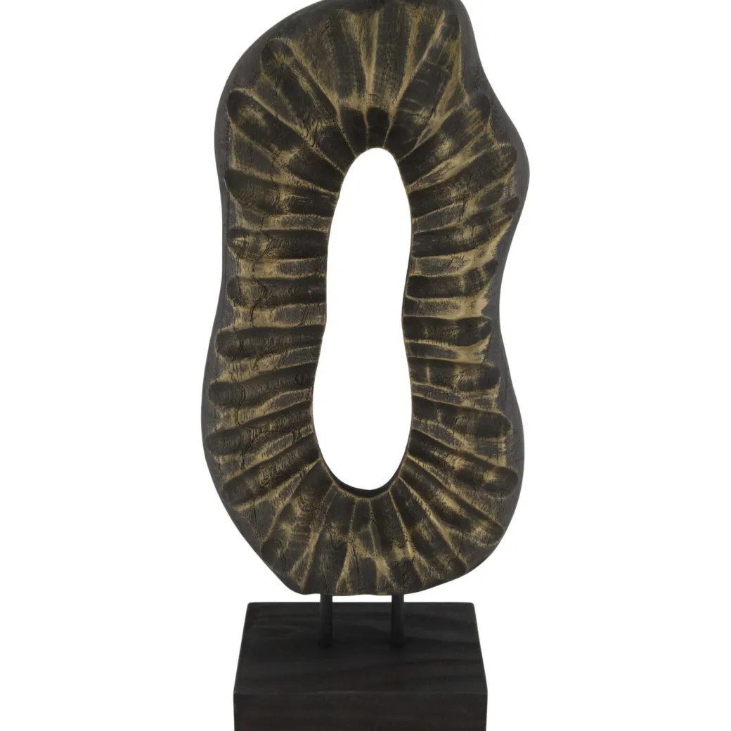 Discount Pronto Wonen Decoratiebeeld Positano S goud zwart