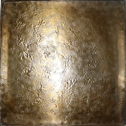 Pronto Wonen Decoratieschaal Trebbia 40 cm vierkant brons