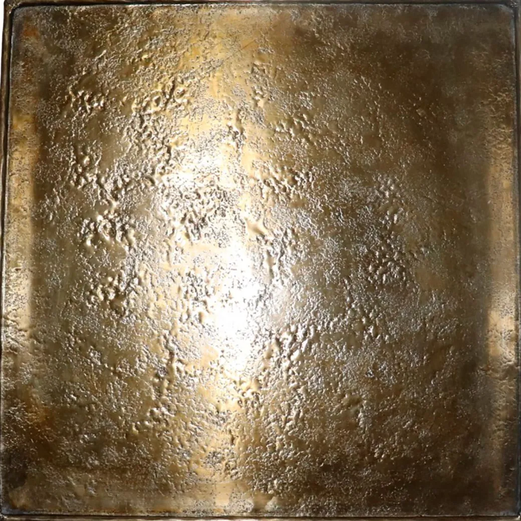 Pronto Wonen Decoratieschaal Trebbia 40 cm vierkant brons
