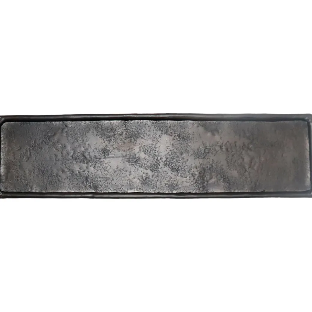 Online Pronto Wonen Decoratieschaal Trebbia 7,5x28 cm rechthoekig zwart