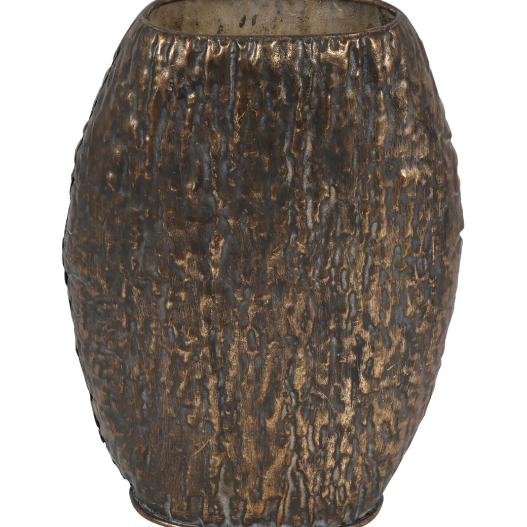 Outlet Pronto Wonen Decoratievaas Mingardo M brons ovaal