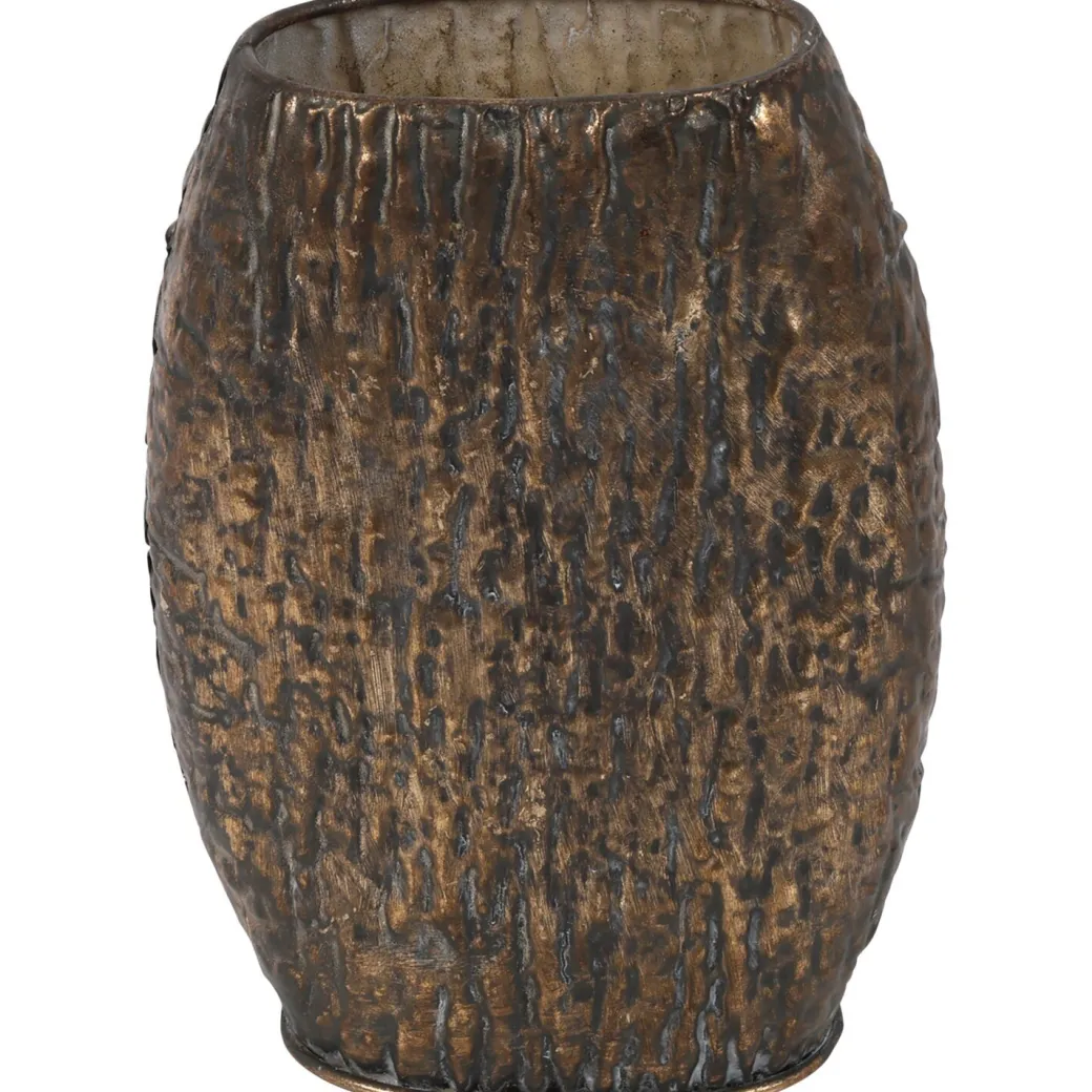 Pronto Wonen Decoratievaas Mingardo S brons ovaal