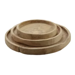 Best Pronto Wonen Dienblad Scaffale rond 40 teak wortel