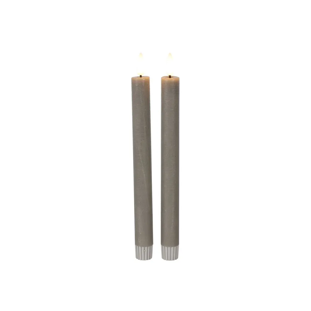 Best Pronto Wonen Dinerkaars Benevento Led large grijs rond set van 2