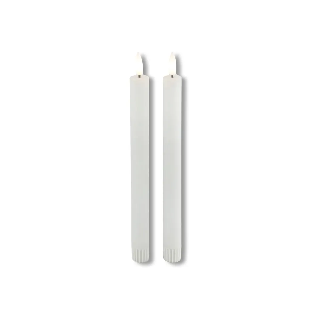 Discount Pronto Wonen Dinerkaars Benevento Led large wit rond set van 2