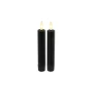 Online Pronto Wonen Dinerkaars Benevento Led small zwart rond set van 2