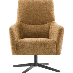 Outlet Pronto Wonen Draaifauteuil Duna okerbruin