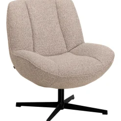 Clearance Pronto Wonen Draaifauteuil Fortenza bouclé beige