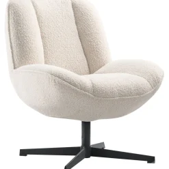 Outlet Pronto Wonen Draaifauteuil Fortenza ecru