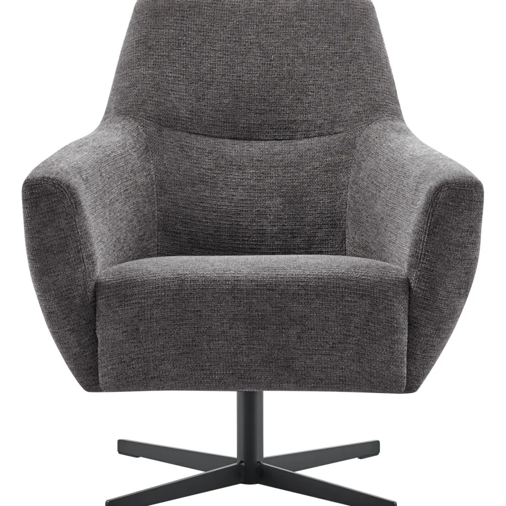 Online Pronto Wonen Draaifauteuil Gudo donkergrijs