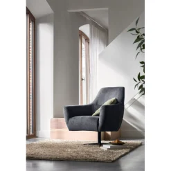 Discount Pronto Wonen Draaifauteuil Gudo velvet antraciet
