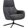 Best Pronto Wonen Draaifauteuil Vaneze microleder antraciet