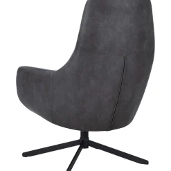 Best Pronto Wonen Draaifauteuil Vaneze microleder antraciet