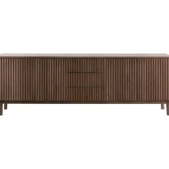 Sale Pronto Wonen Dressoir Arrosto eikenhout 76x225x45 cm Dark Roast
