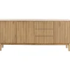 Online Pronto Wonen Dressoir Arrosto eikenhout 76x180x45 cm light roast