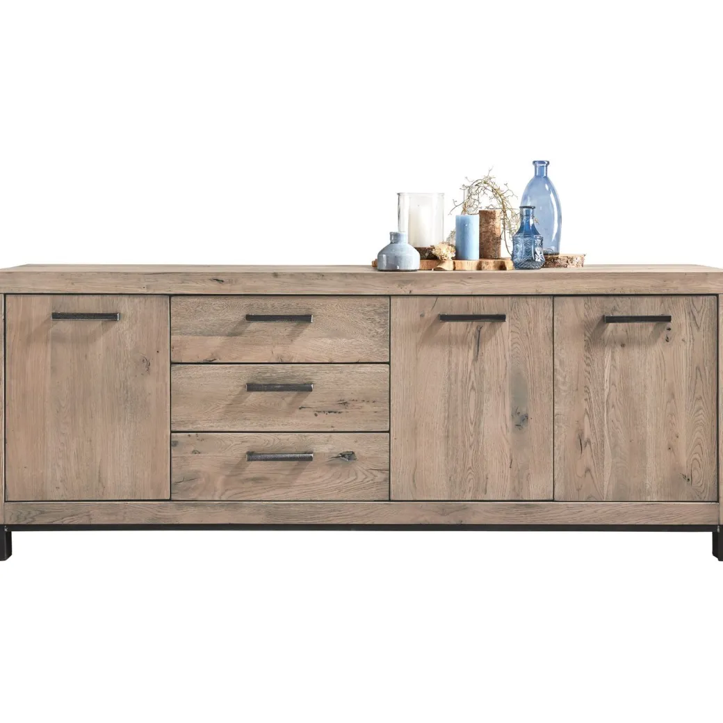 Best Pronto Wonen Dressoir Hevano (207 cm) eikenhout moose