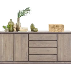 Clearance Pronto Wonen Dressoir Lavio (203 cm) eiken slate