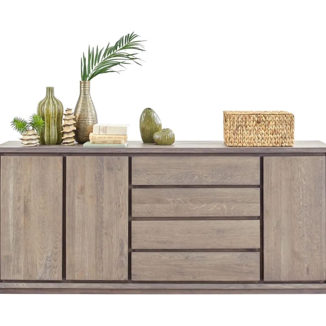Clearance Pronto Wonen Dressoir Lavio (203 cm) eiken slate