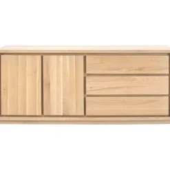 Outlet Pronto Wonen Dressoir Lavio (164 cm) eiken naturel grijs
