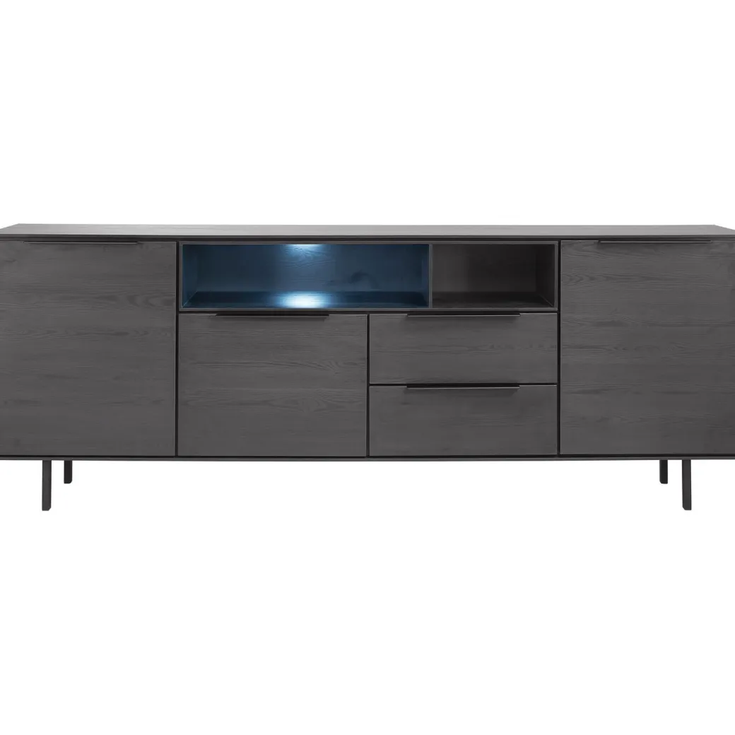 Clearance Pronto Wonen Dressoir Nero (220 cm) noir decor