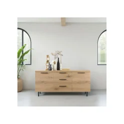 Hot Pronto Wonen Dressoir Paranno 77x165x42 cm bruin