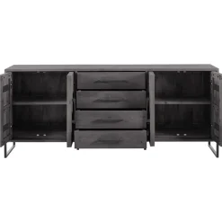 Pronto Wonen Dressoir Piastra 188 cm zwart