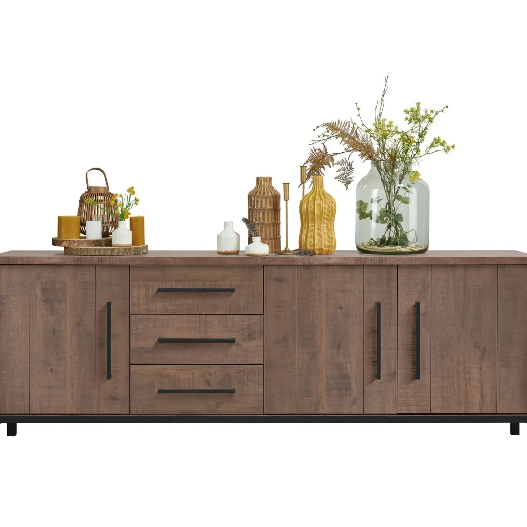 Clearance Pronto Wonen Dressoir Ricardi 240x87x45 cm dark mango