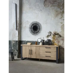 Pronto Wonen Dressoir Verato (200 cm) naturel grey