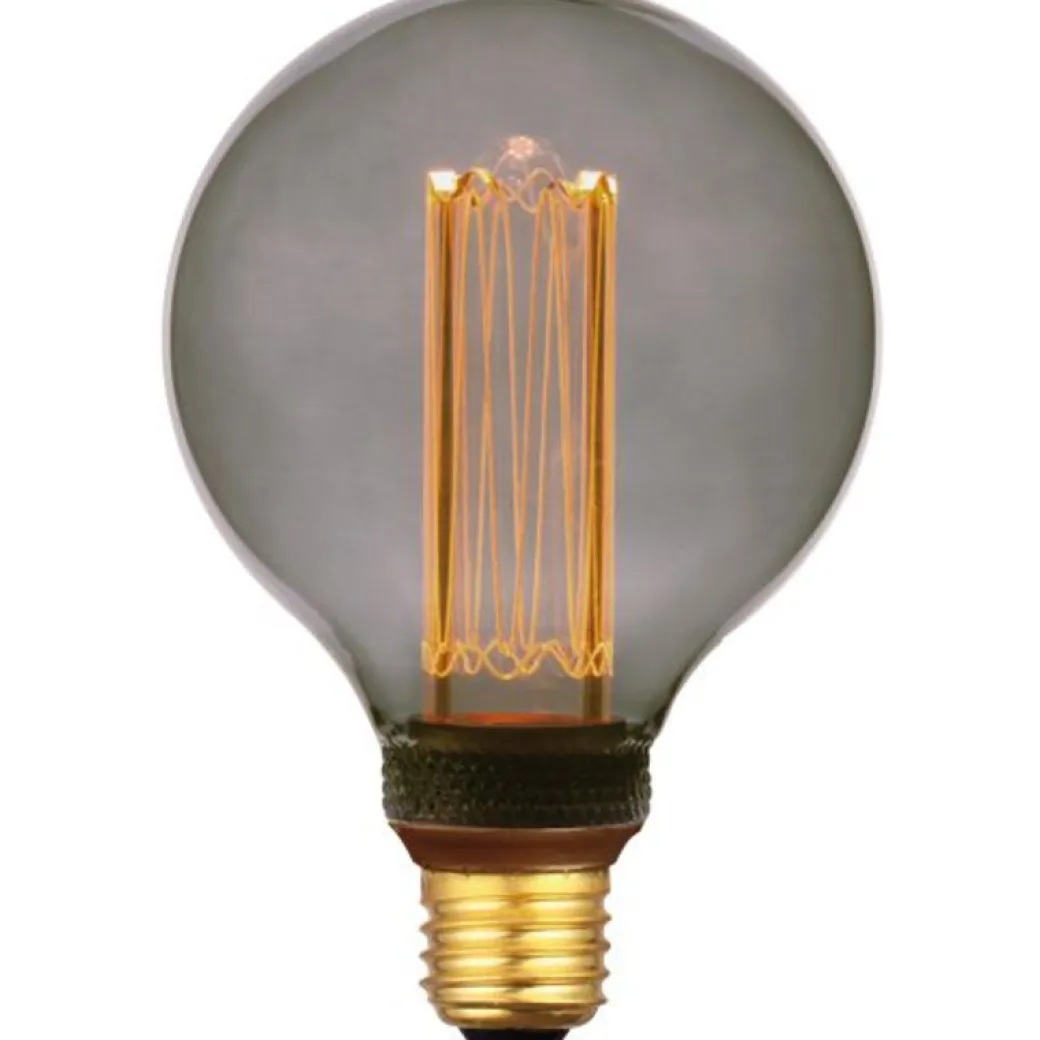Pronto Wonen E27 Ledlamp Illumi 3,5 Watt 9,5 cm bol smoke