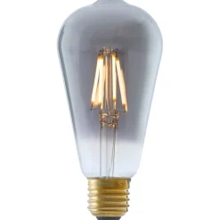Online Pronto Wonen E27 Ledlamp Luce smoke 4 Watt 6,5 cm hoekig