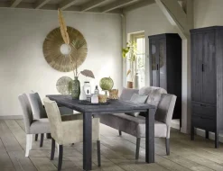 Discount Pronto Wonen Eetkamerbank Avanza 170 cm microleder grijs