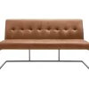 Best Pronto Wonen Eetkamerbank Oro 170 cm microleder bruin