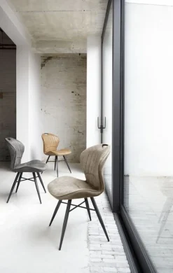 New Pronto Wonen Eetkamerstoel Castione microvezel taupe