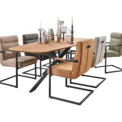 Clearance Pronto Wonen Eetkamerstoel Dantero microvezel taupe