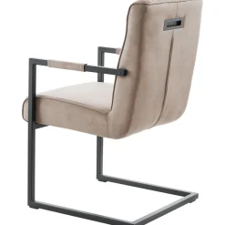 Outlet Pronto Wonen Eetkamerstoel Dantero microvezel beige